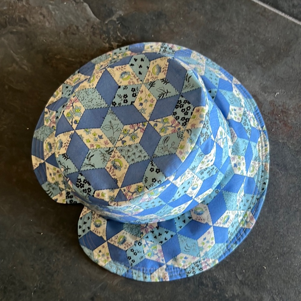 quilt bucket hat vintage 60’s - Picture 3 of 4